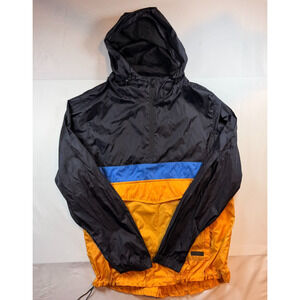 Vintage Southpole Men Colorblock 1/4 Zip Pullover Windbreaker Jacket Size Medium